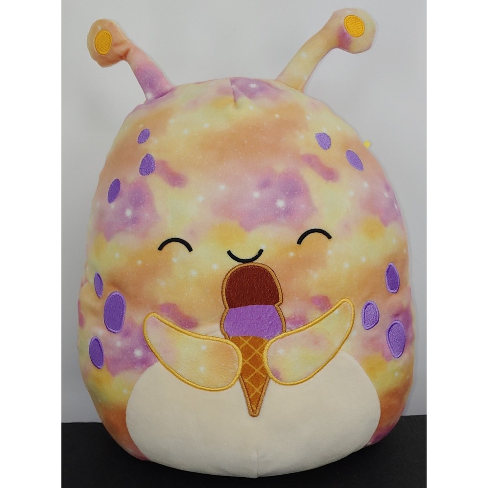 Squishmallows Helmut The Alien 14" Plush With Ice Cream Summer Kellytoy